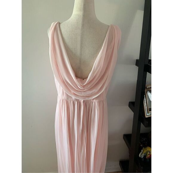 Celebrate db dress pink maxi dress size 14 bridesmaid made of honor - Picture 3 of 6